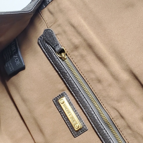 Rachel Zoe Leslie Evening Pewter Shoulder Clutch - Picture 5 of 6